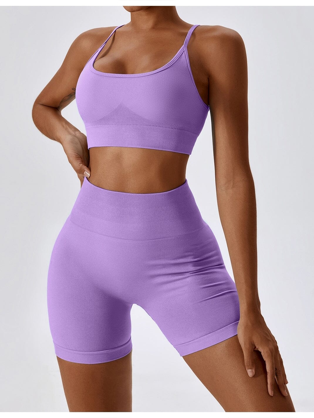 Short Sans Couture Moulant Sport (Push Up)