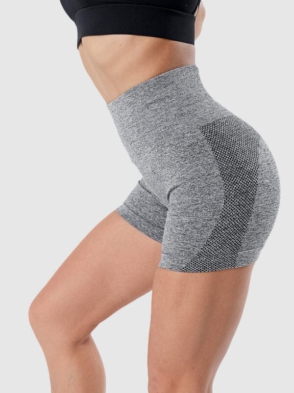 Short Sport Fitness Taille Haute Sans Couture