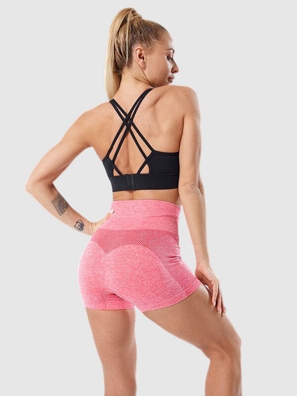 Short Sport Fitness Taille Haute Sans Couture