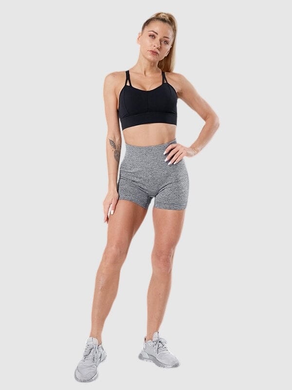 Short Sport Fitness Taille Haute Sans Couture