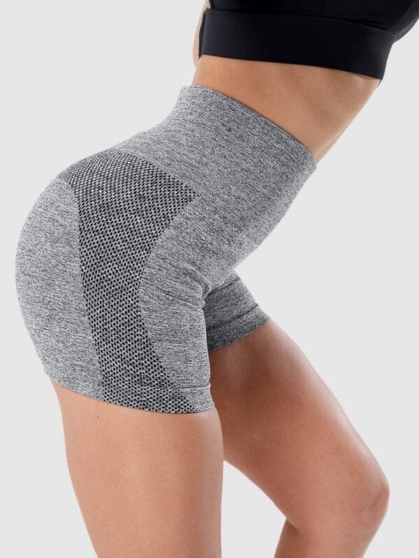 Short Sport Fitness Taille Haute Sans Couture