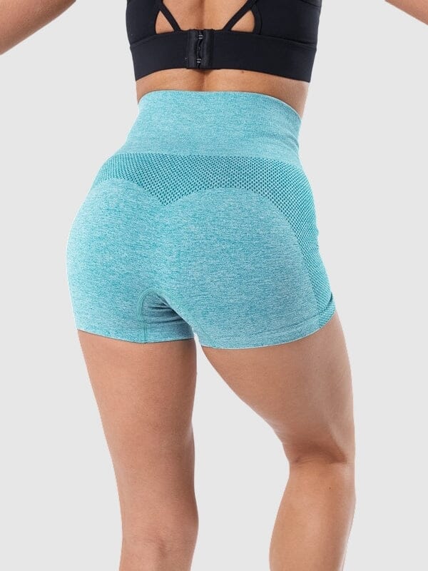 Short Sport Fitness Taille Haute Sans Couture