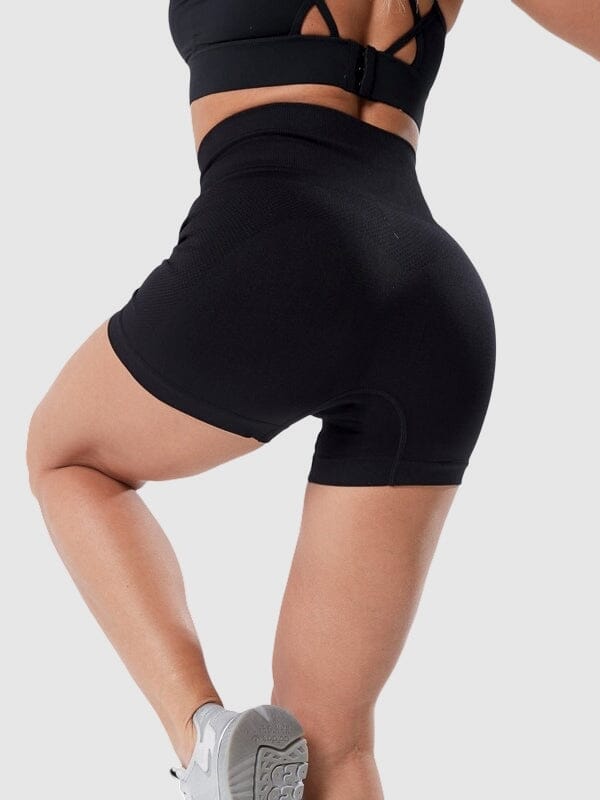 Short Sport Fitness Taille Haute Sans Couture