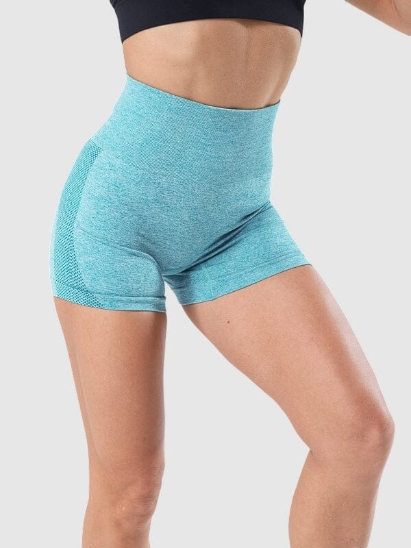 Short Sport Fitness Taille Haute Sans Couture