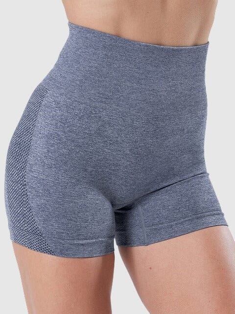 Short Sport Fitness Taille Haute Sans Couture