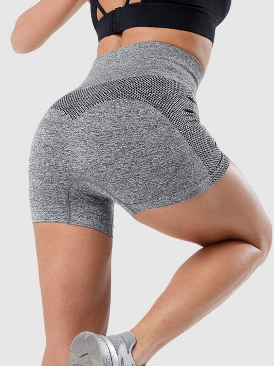 Short Sport Fitness Taille Haute Sans Couture