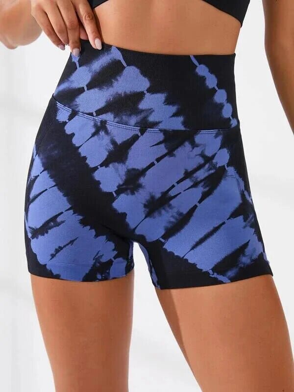 Short Sport Push Up Tie Dye