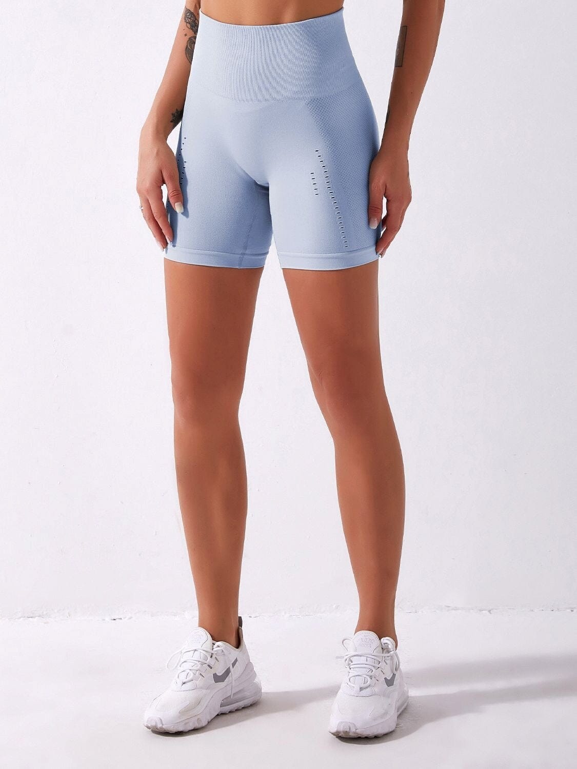 Short Sport Taille Haute Sans Couture