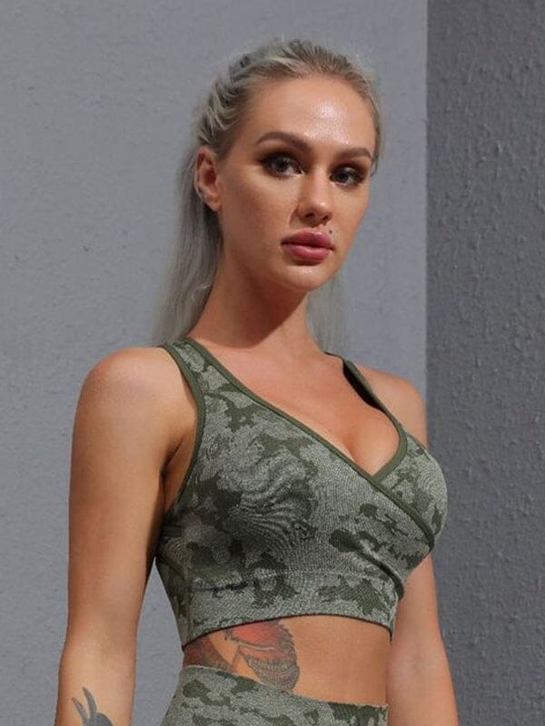 Soutien-Gorge Sport Camouflage