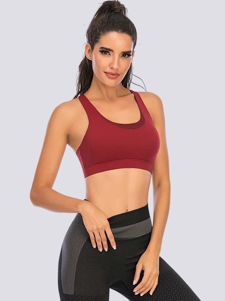 Soutien-Gorge Sport Sans Couture Bretelles Croisées