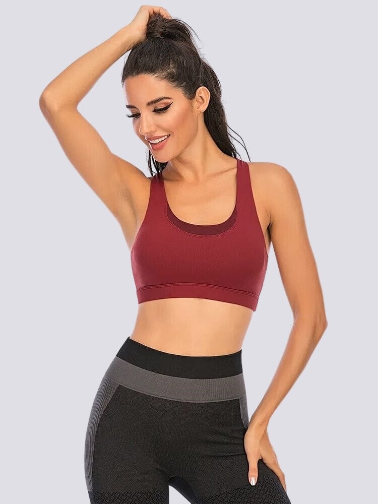 Soutien-Gorge Sport Sans Couture Bretelles Croisées